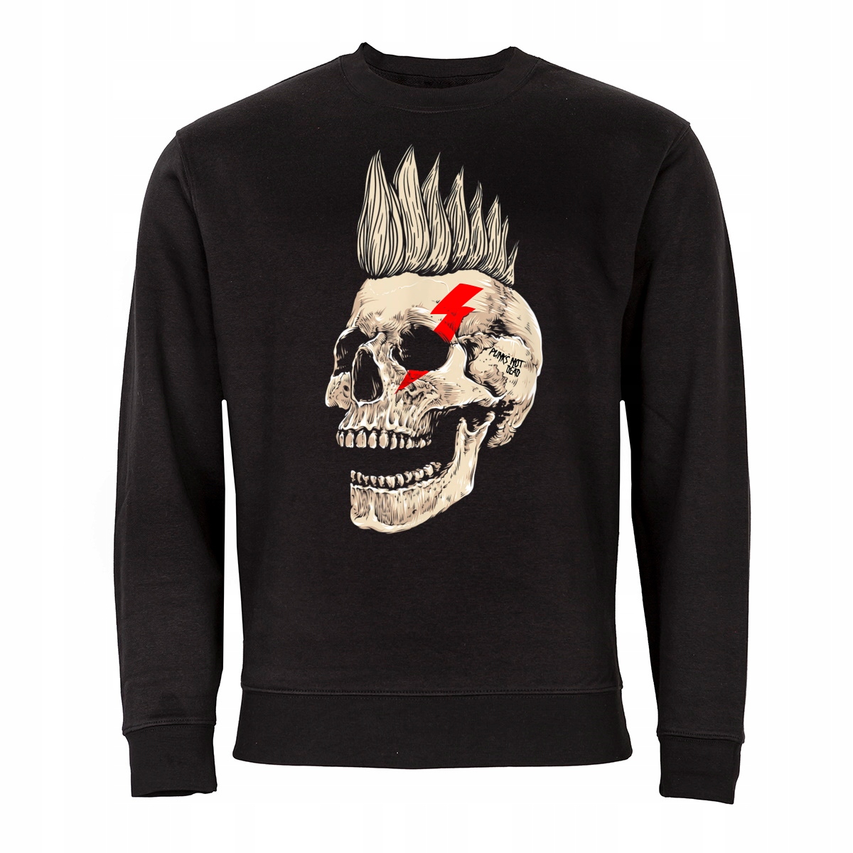 

Czarna Bluza Muzyczna Dla Muzyka Punk Is Not Dead