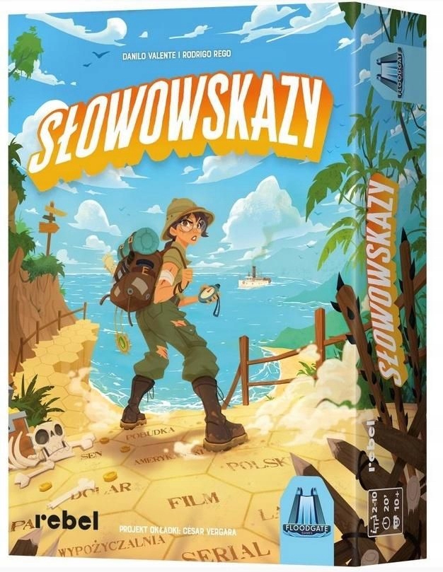 Słowowskazy gra planszowa Rebel