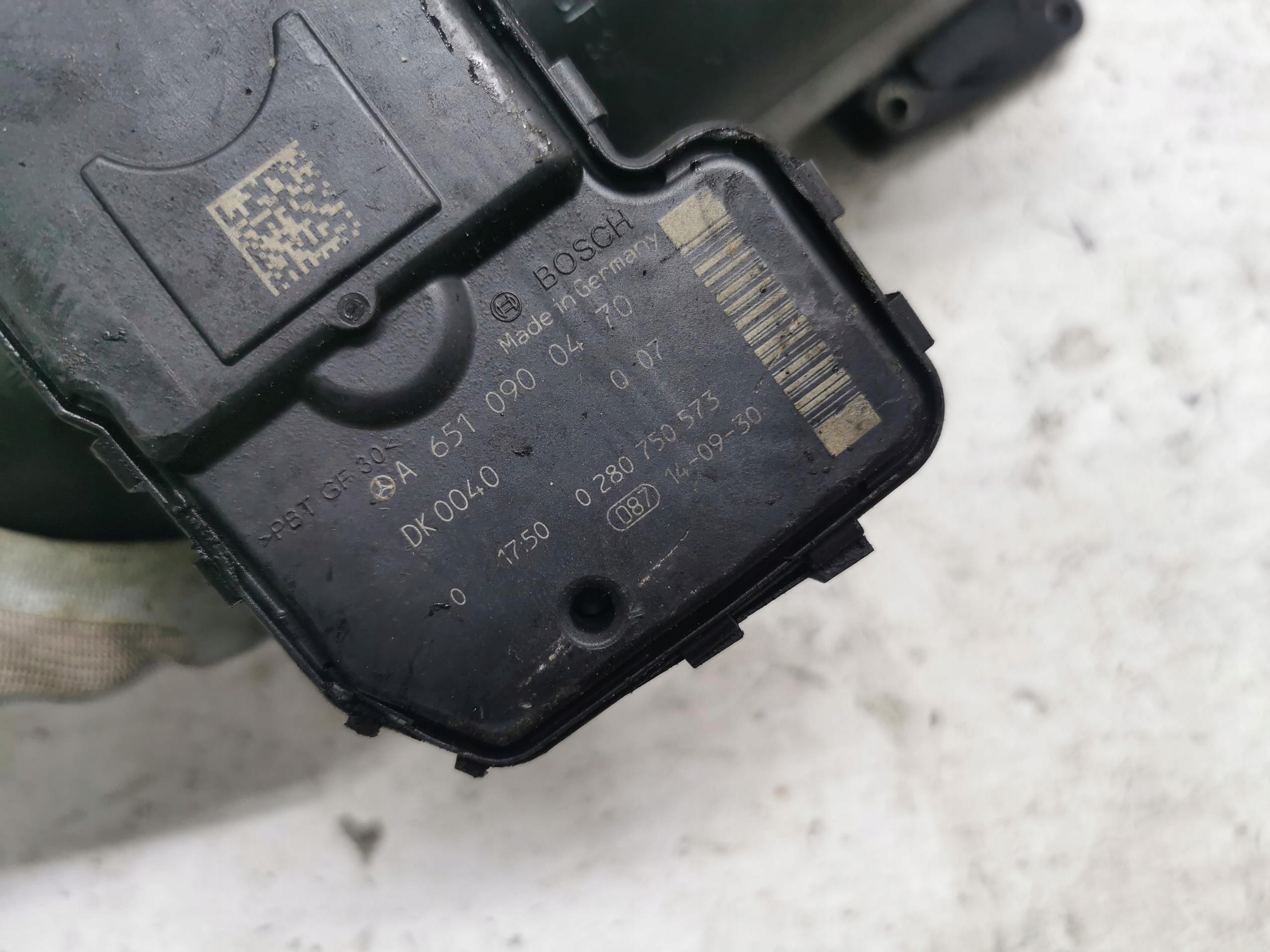 throttle flap MERCEDES SPRINTER W906 2.2 CDI
