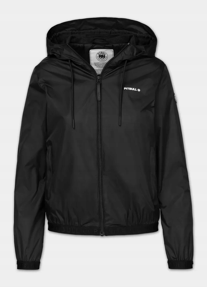 Damska Kurtka przejściowa z kapturem Pitbull wiatroszczelna sportowa Adena