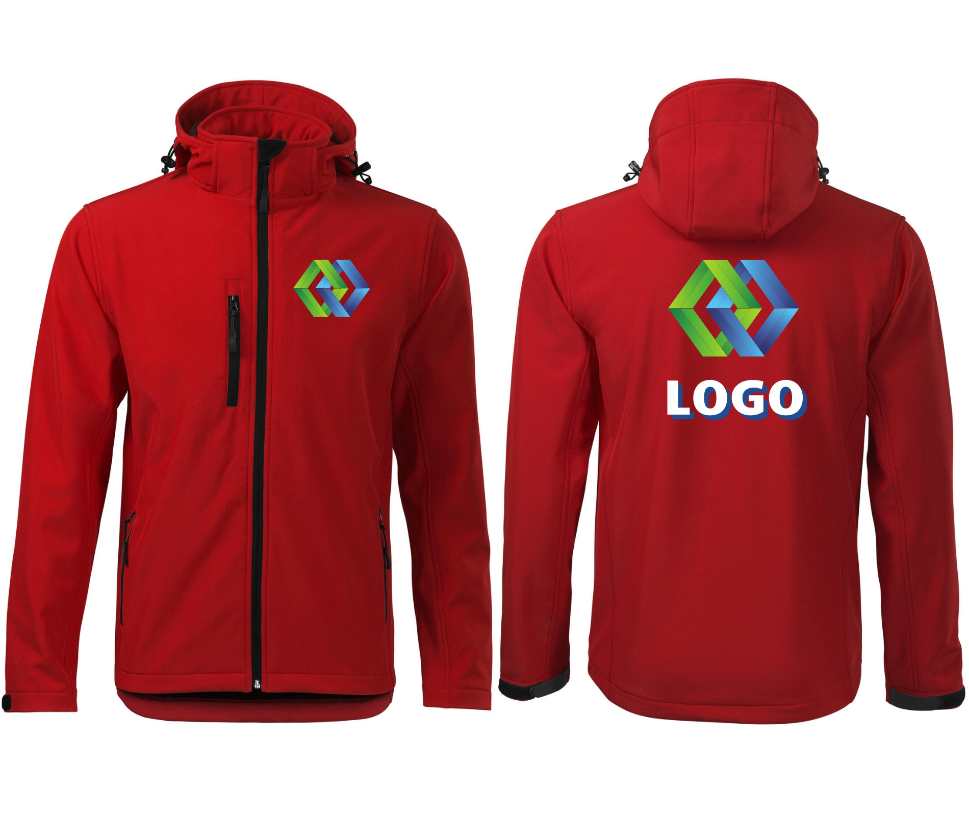 Softshellová bunda Malfini pánská 522 3XL vlastní potisk loga firmy