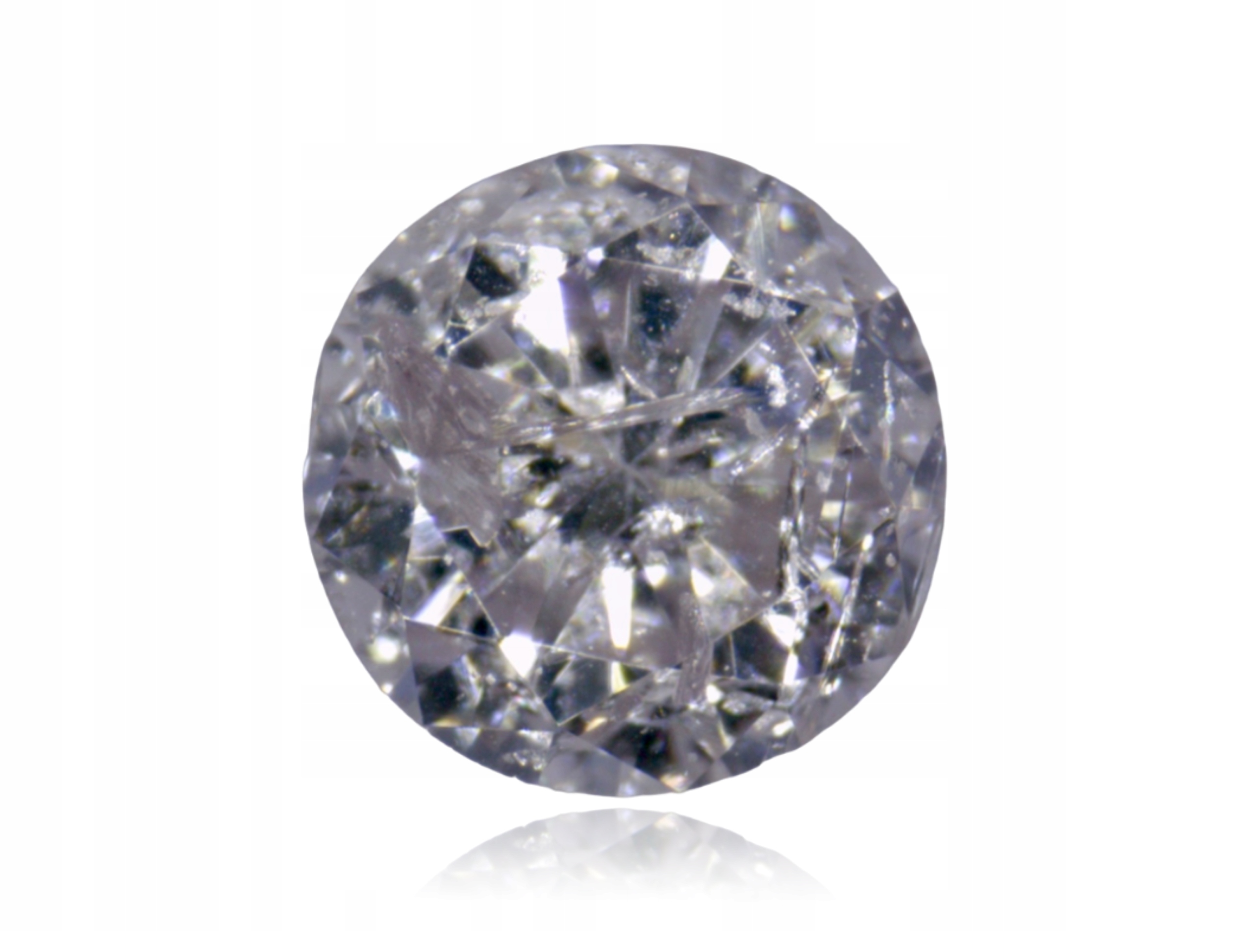 Přírodní Diamant 0.03ct Růžový Briliant I3 eCertifikát Wbd
