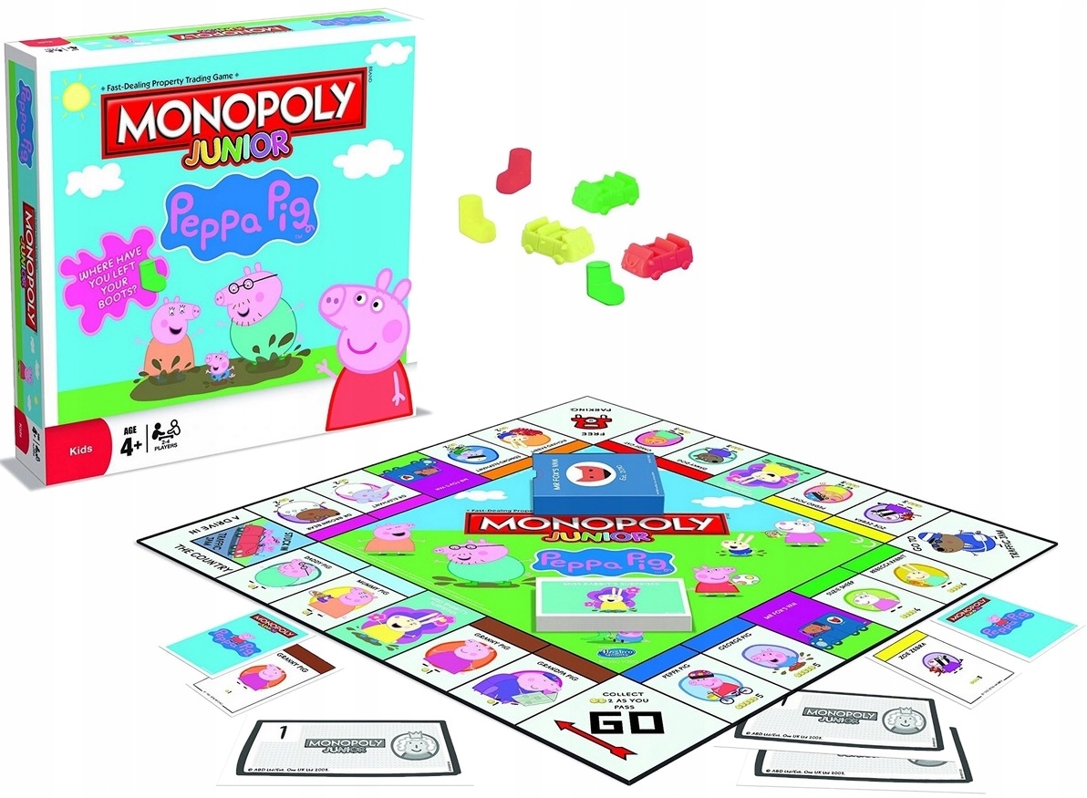 Edukacyjna Gra Monopoly Junior Świnka Peppa 7601