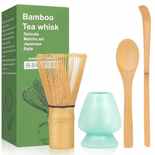 Levně Alaifu Matcha sada 4 dílů Startovací Sada Metla Lžíce Držák