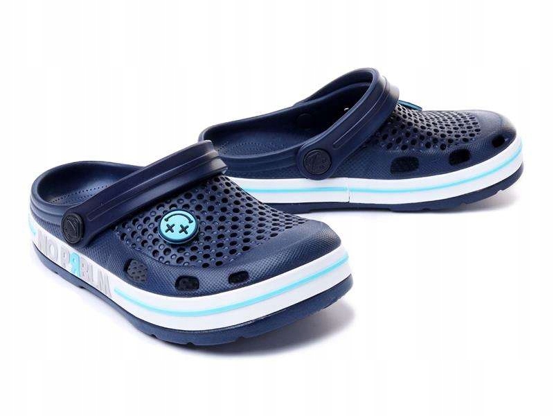 

Klapki dziecięce Coqui 6423 Lindo Navy/White r28.5