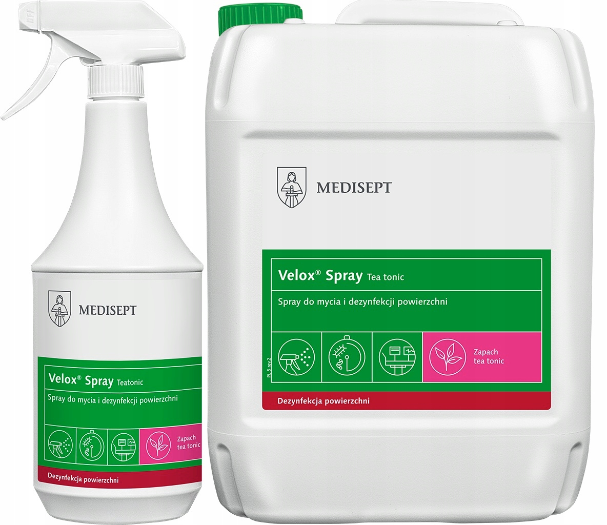 

Velox Spray Dezynfekcja Powierzchni Tea Tonic 6L