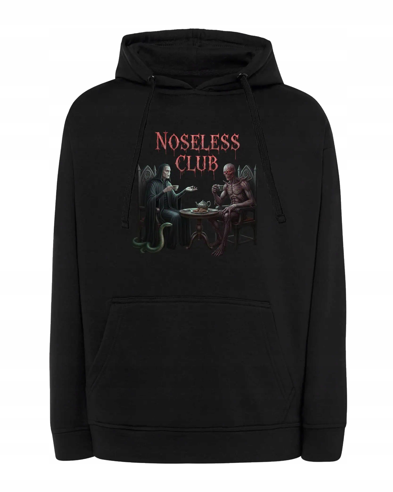 Mikina s kapucí Stranger Things Parodia Vecna Voldemort Černá XL