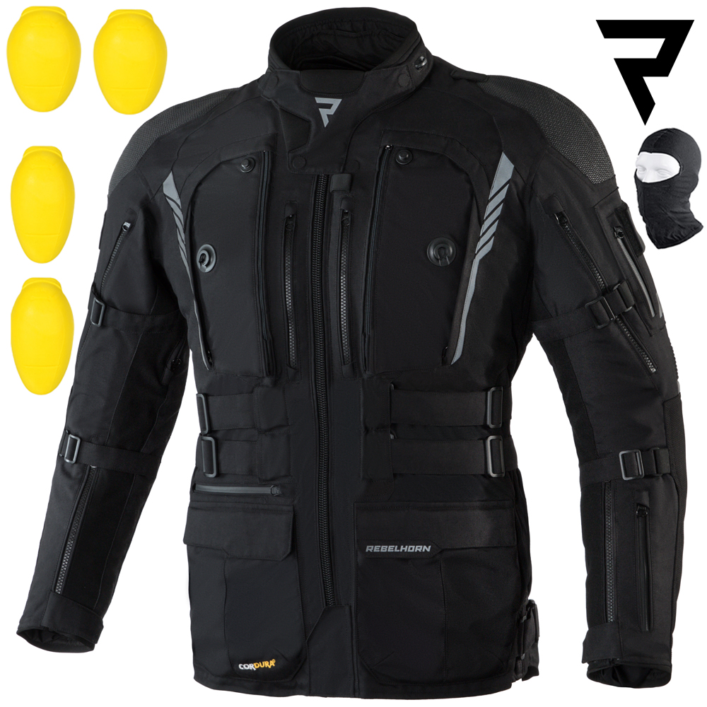 Motocyklová Bunda Rebelhorn Patrol Mužská Vodotesná Dlhá Darčeky