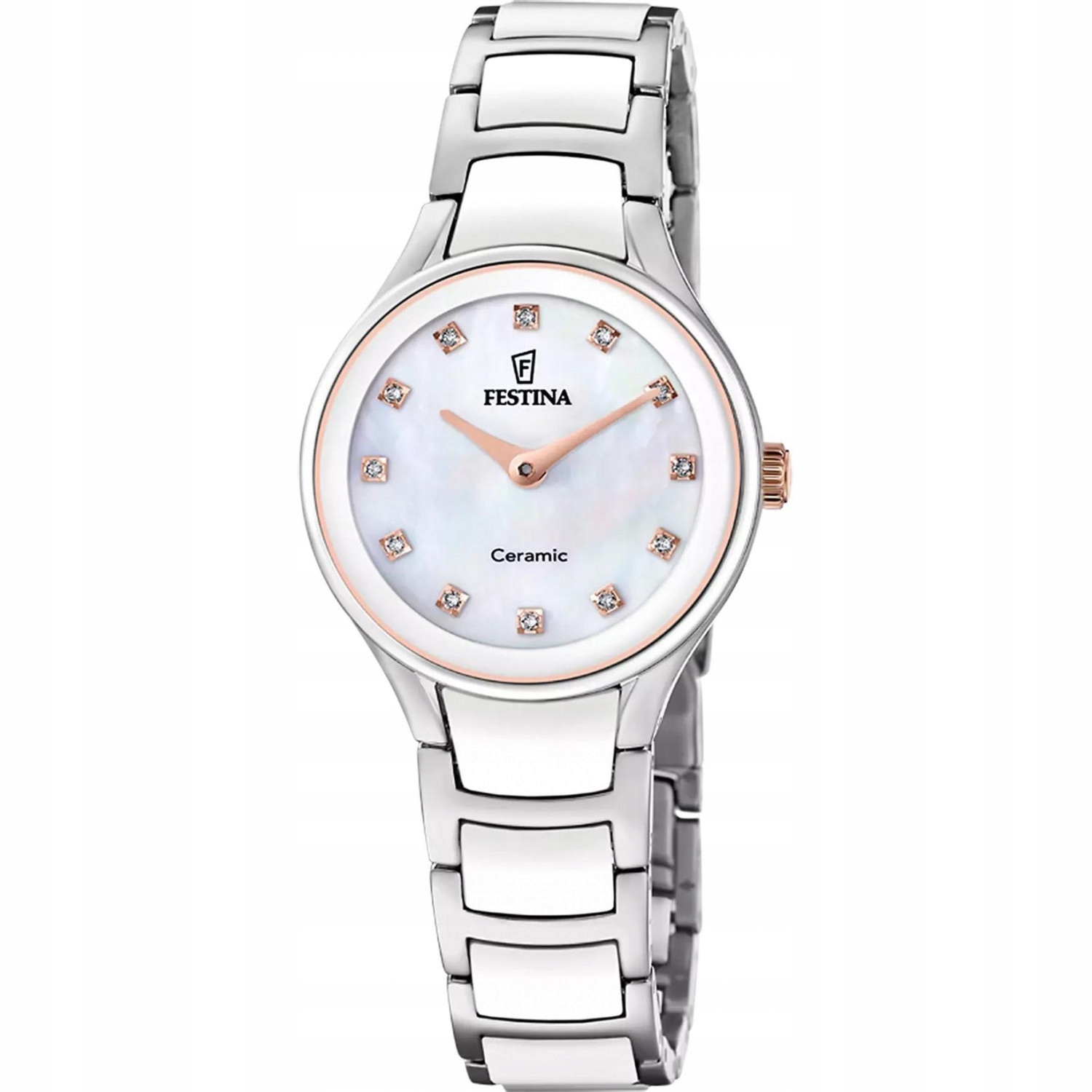 Dámské hodinky Festina F20752-8 Zirkony stříbrné