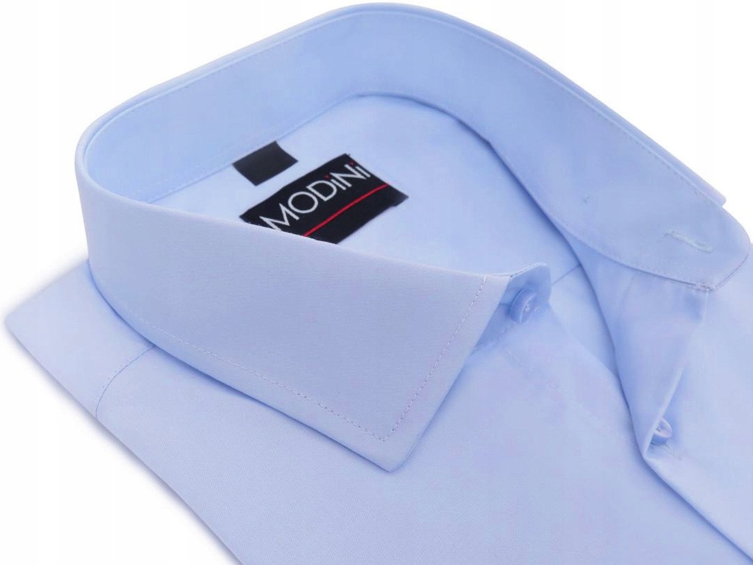 Błękitna/niebieska gładka koszula męska Y72 188-194 54-Regular