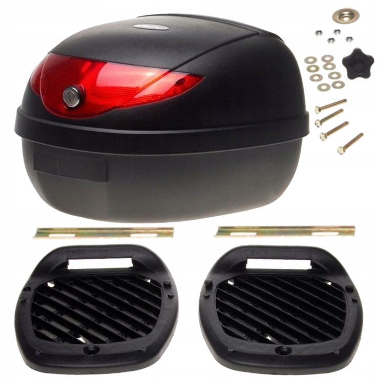 Kufer Kuferek Koszyk Sakwa Bagażnik Rowerowy Rower Zamykany Kluczyk 24L