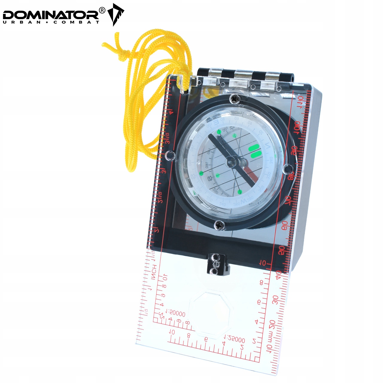 KOMPAS TURYSTYCZNY MAPOWY NA MAPĘ DOMINATOR BUSOLA Z LUSTERKIEM I LINIJKĄ Kod producenta DOKOMPASLUST