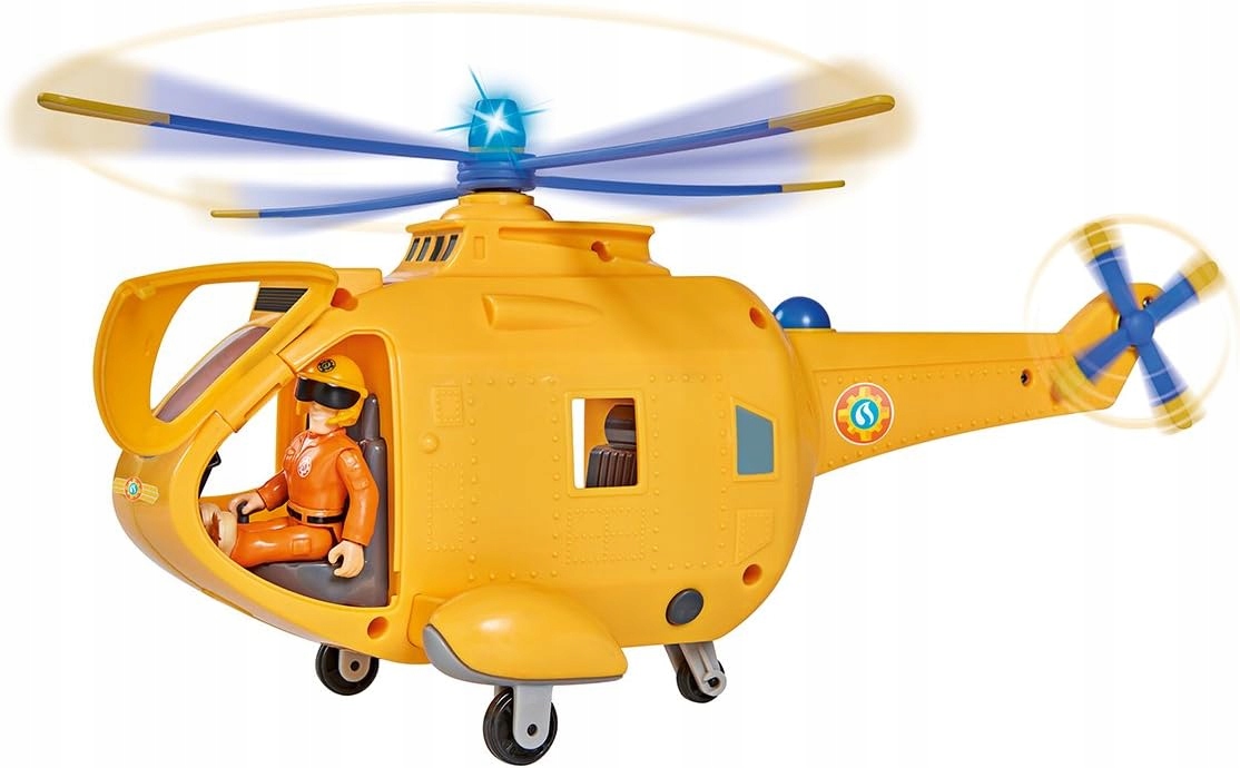 STRAŻAK SAM HELIKOPTER WALLABY 2 Z FIGURKĄ Model Helikopter Wallaby II