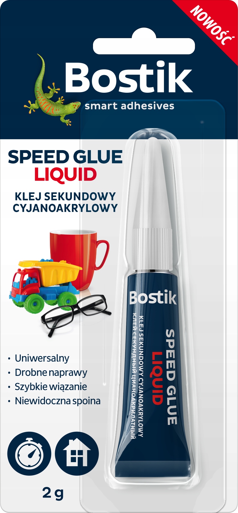 

Klej Bostik Speed Glu Liquid 2 g