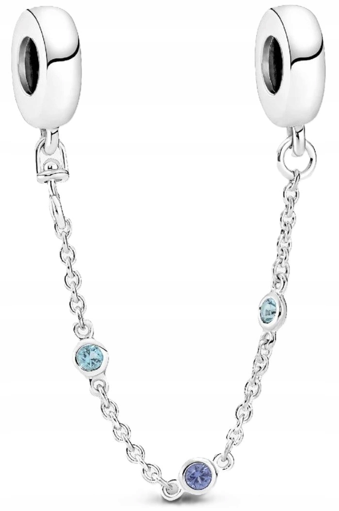 Pandora Trojitý Bezpečnostní Řetízek 791688C01-05 Stříbrný