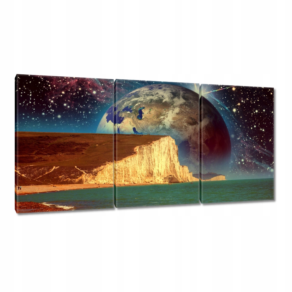 

Obrazy 120x60 Planeta za klifem