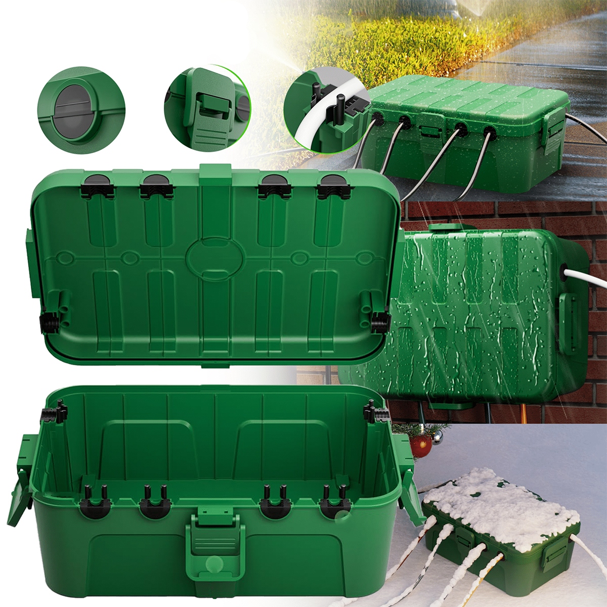 Ochranná schránka pro elektrické zásuvky, vodotěsná vnější schránka