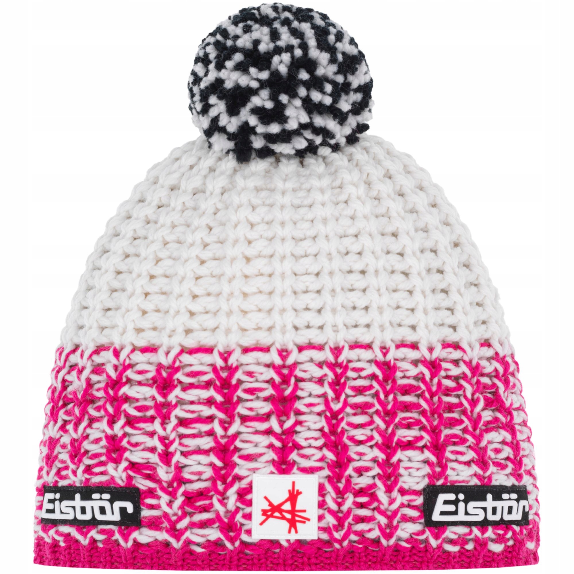 Czapka zimowa Eisbar Refocus Pompon Mu Sa Ski Austria pink white