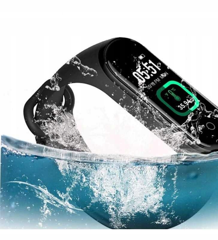 OPASKA SMARTWATCH SMARTBAND ZEGAREK M4 KROK PULS Funkcje Bluetooth Budzik Datownik Ekran dotykowy Krokomierz