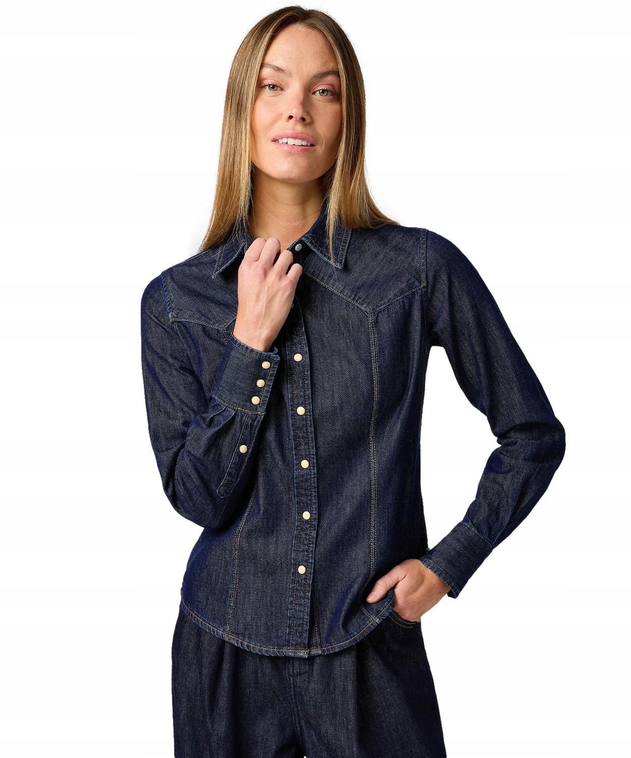Košile Wrangler Exag Yoke Shirt 112362846 Saddle S