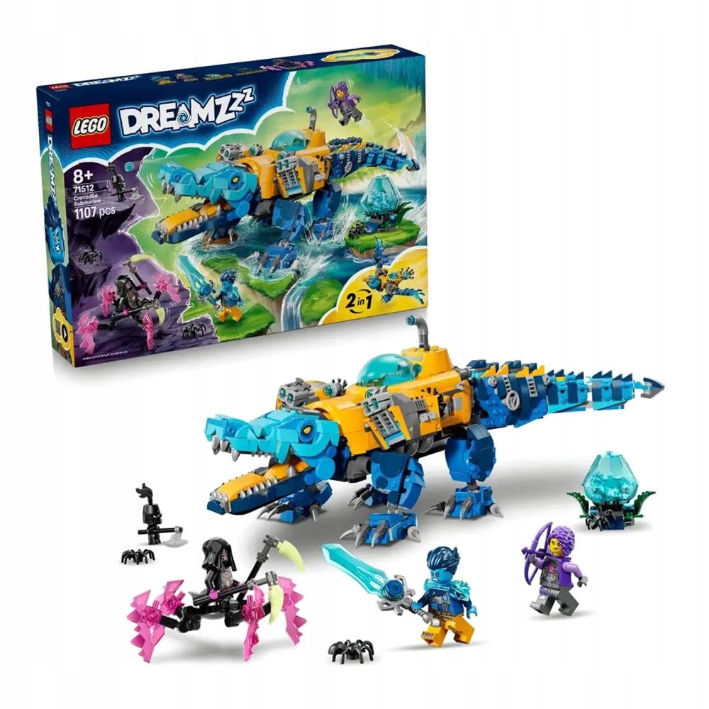 Lego(r) Dreamzzz 71512 Krokodýlí Ponorka