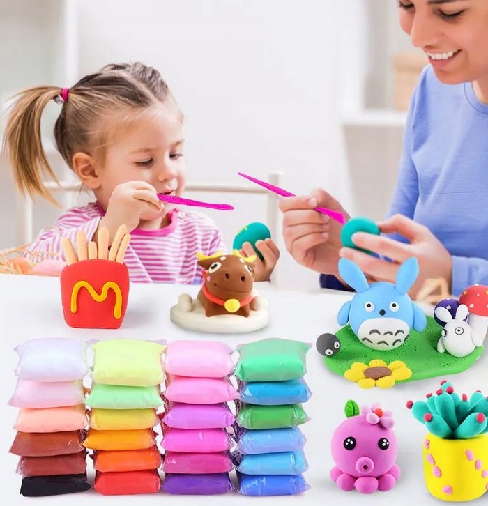 MASA PLASTYCZNA MAGICZNA PIANKOLINA PLASTELINA GLINA 24 KOLORY EAN (GTIN) 5904158836151