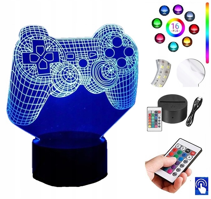 

Lampka na biurko Pad Ps Playstation 16 Led Plexido