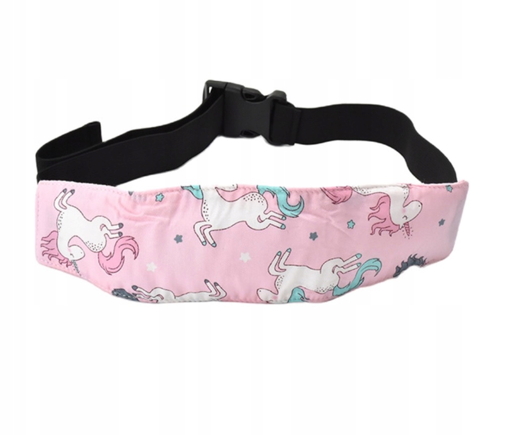 OPASKA TRZYMAJĄCA GŁOWĘ W FOTELIKU różowa