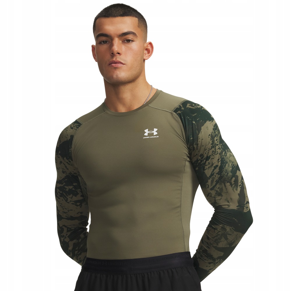 Tričko Heatgear Colorblock Zelená Sm Under Armour AW26