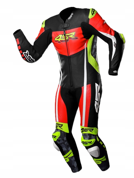 4SR Racing Neon Ar jednodielna pretekárska kombinéza triedy Aaa 48