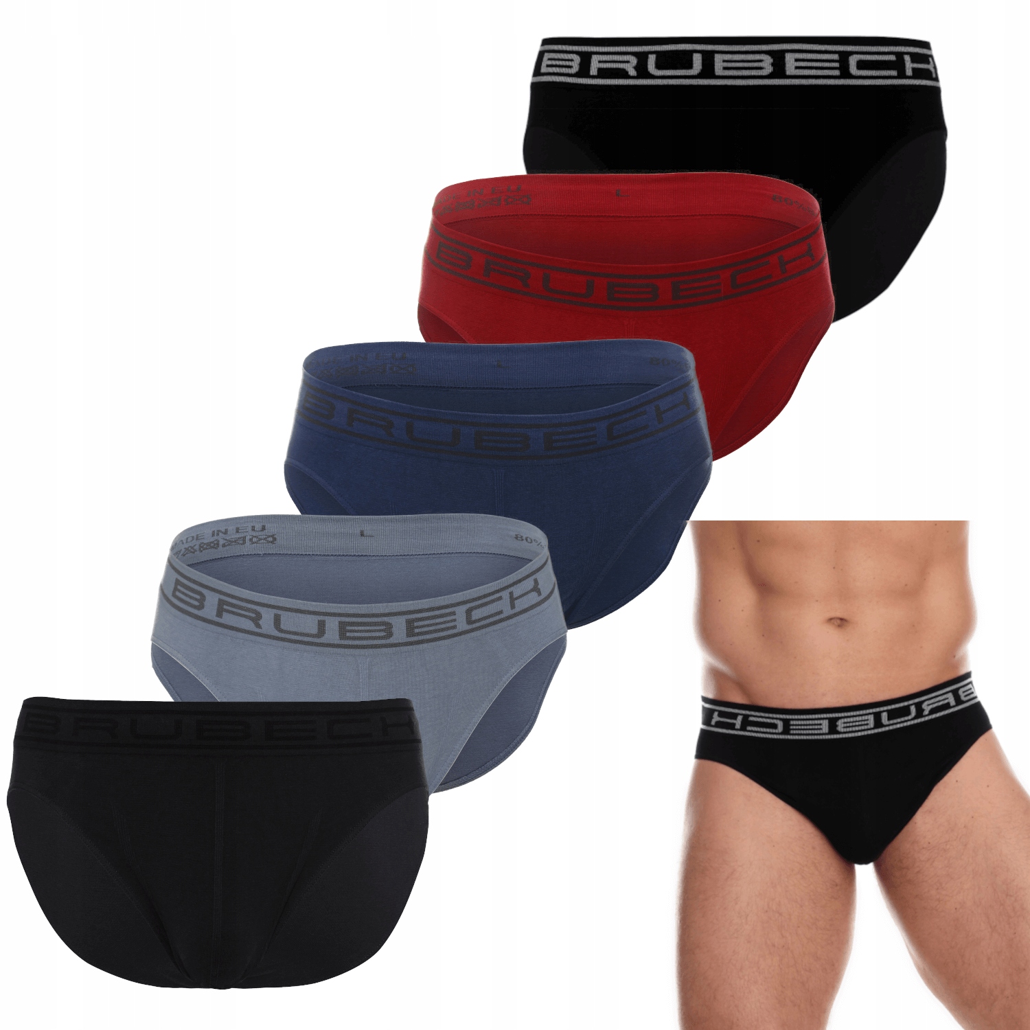 

Slipy Męskie Comfort Cotton BE00290A 5PAK S