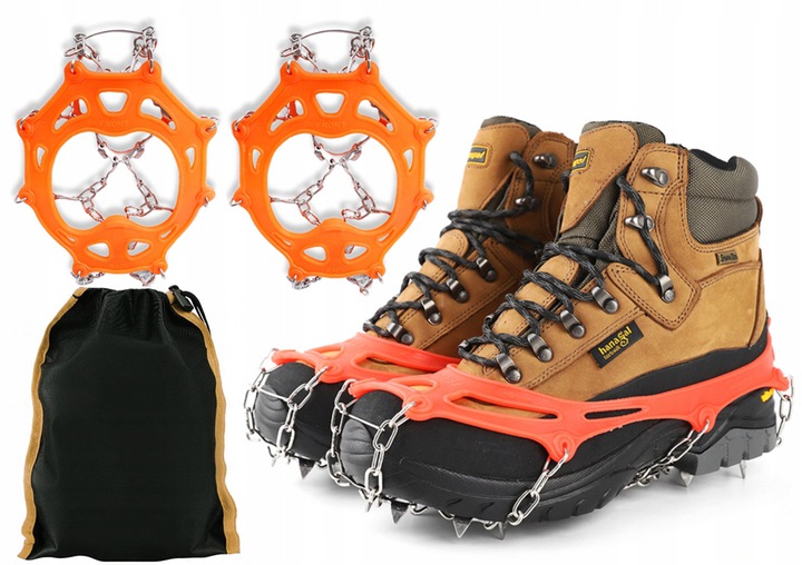 Raki na buty łańcuchy kolce antypoślizgowe 38-45 38 39 40 41 42 43 44 45