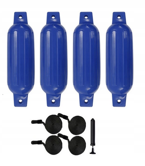 Odbijacze odboje łodzi jachtowe 16,5 x 58,5cm 4szt. Kormoran Niebieskie