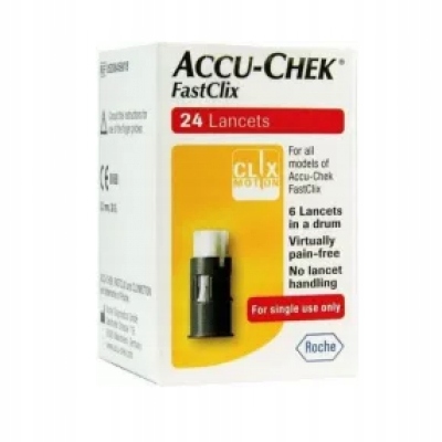 

Accu-chek Fastclix 24 lancety