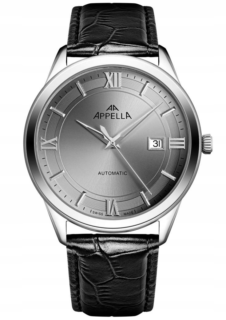 Nové Originální Pánské hodinky Appella L70014.5267A Automatický datum gravírování