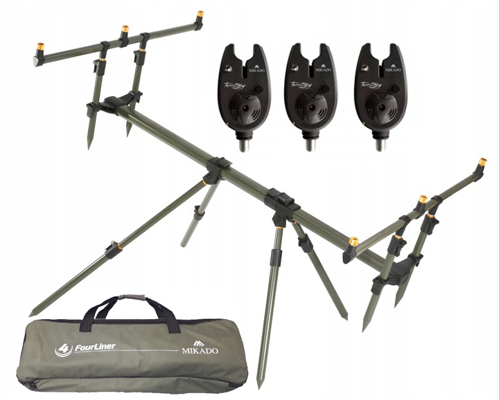 

Rod pod Mikado +3x Sygnalizatory +Pokrowiec