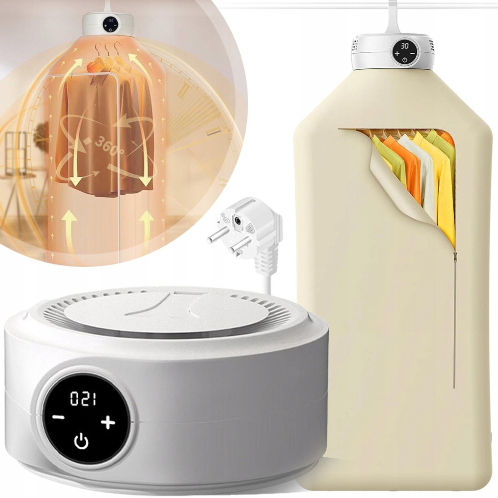 Přenosná Sušák Prádla Mini Elektrická Sušák S Tepelným Čerpadlem 600 W