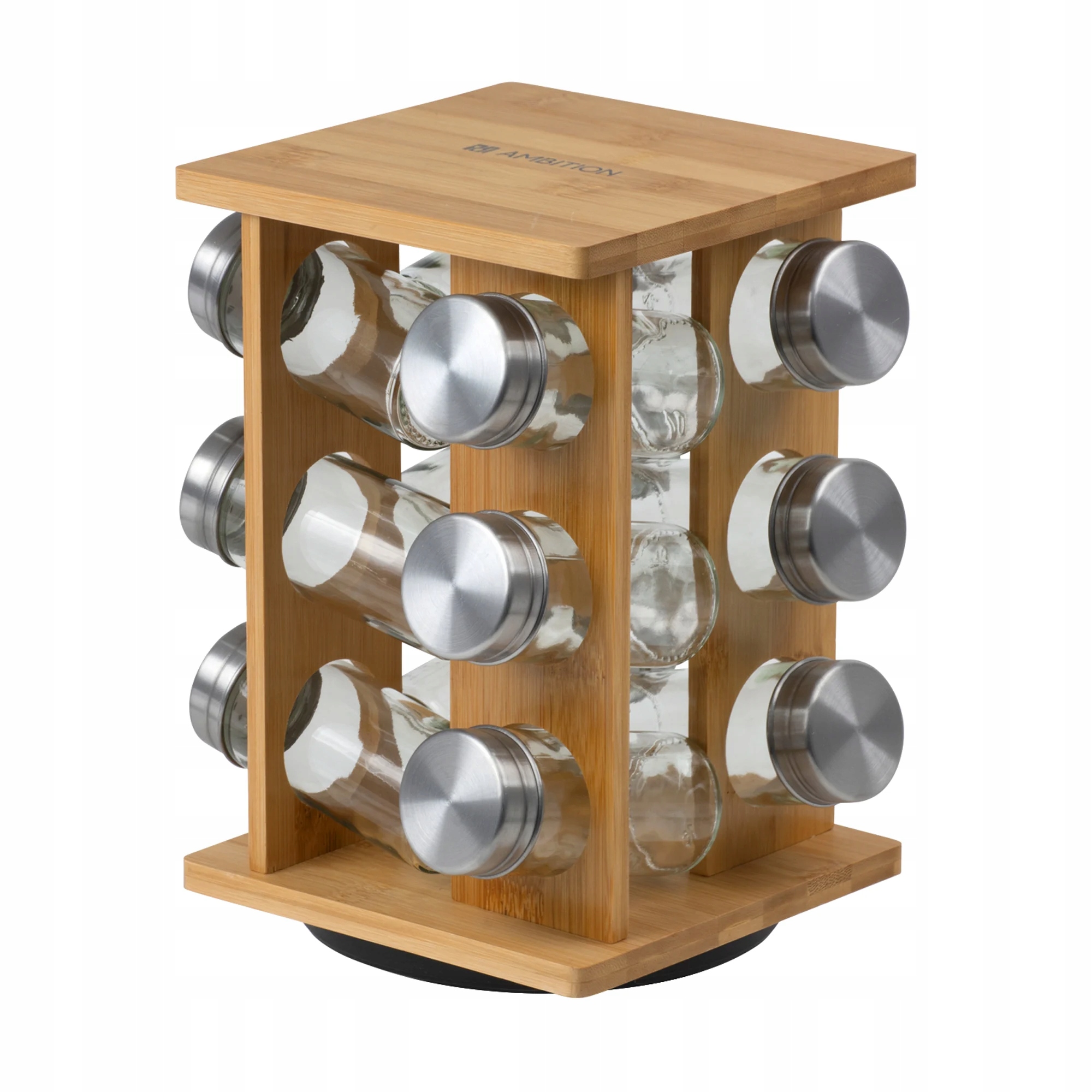 

Zestaw przyprawników na stojaku Cleo bambusowy Amb