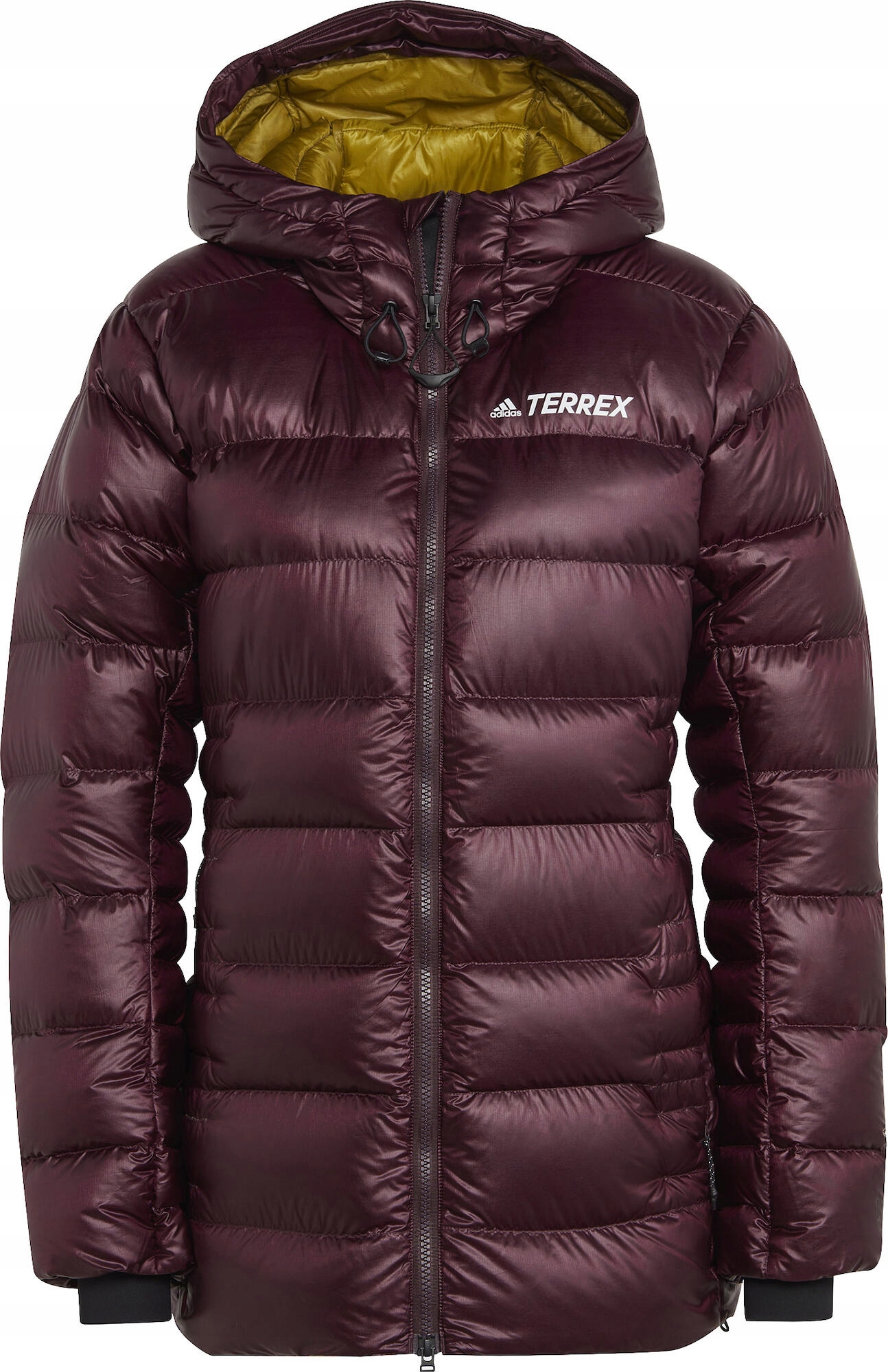 Gruba Ciepła Kurtka Damska Zimowa Trekkingowa Adidas Terrex Pertex 800 Cuin