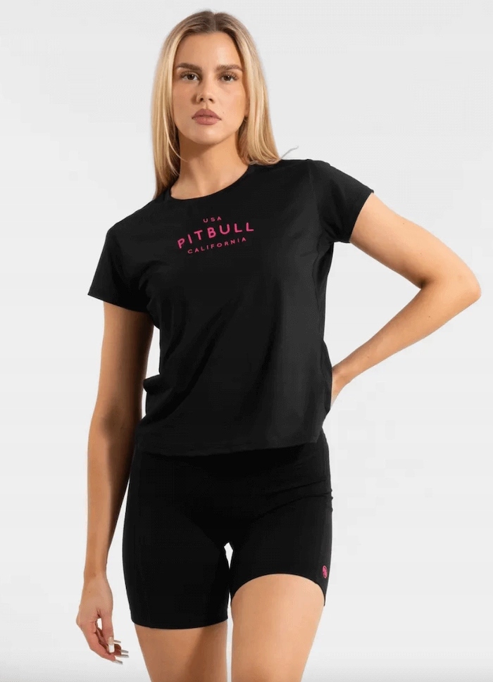 Damska Koszulka Sportowa Pitbull Treningowy Luźny T-shirt Avenida_m