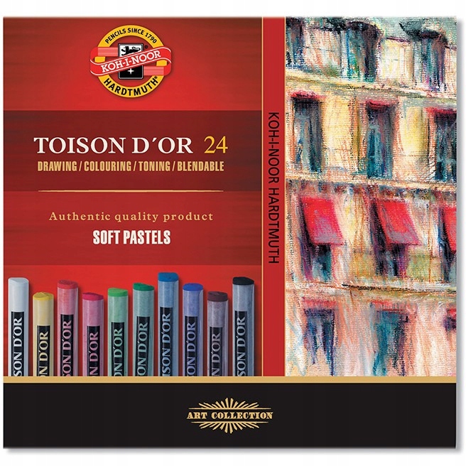 Pastelky suché pastely 24kol 8514 Kohinoor