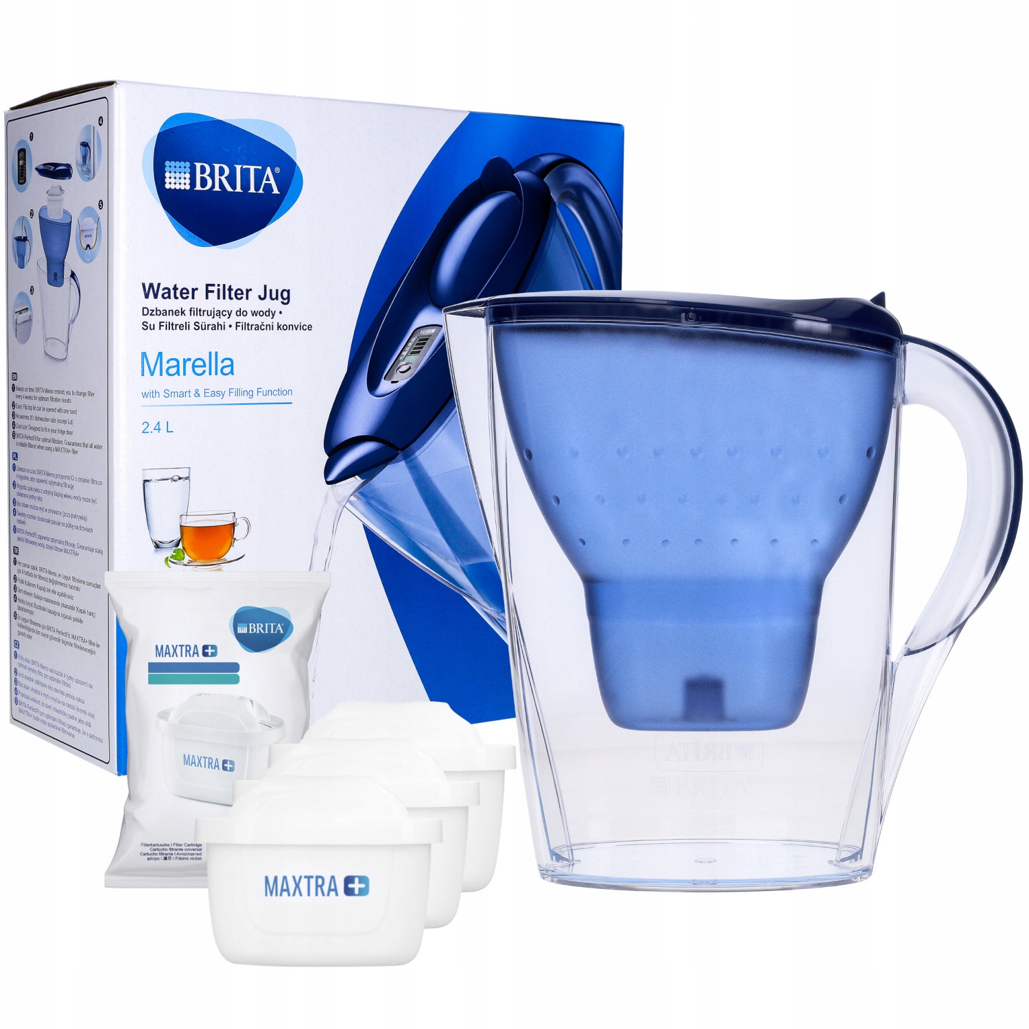 

Dzbanek Brita Marella 2,4L 3 Szt Brita Maxtra+