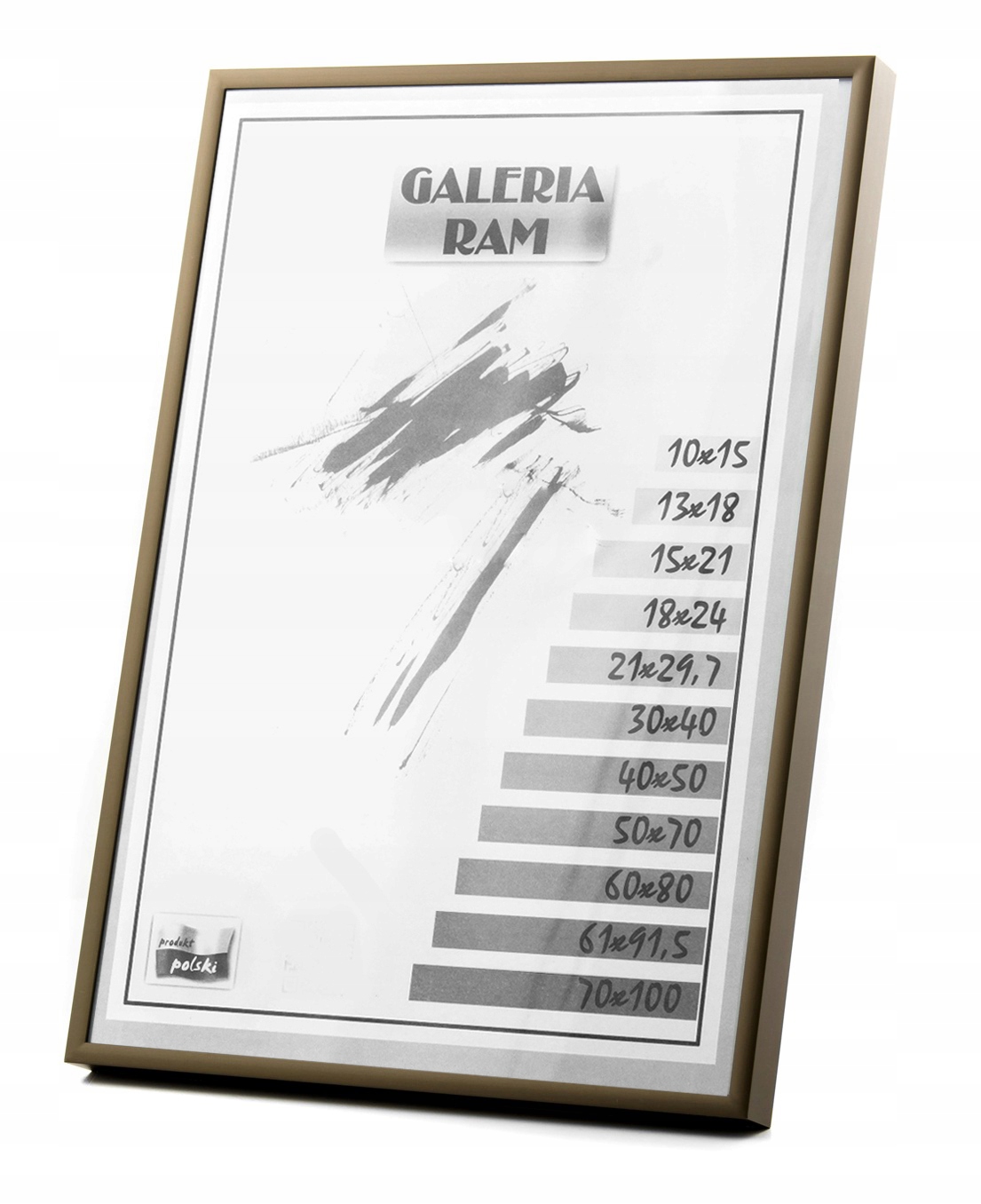 

Rama,ramka Aluminiowa 15x23 -alu G- 23x15 z plexi