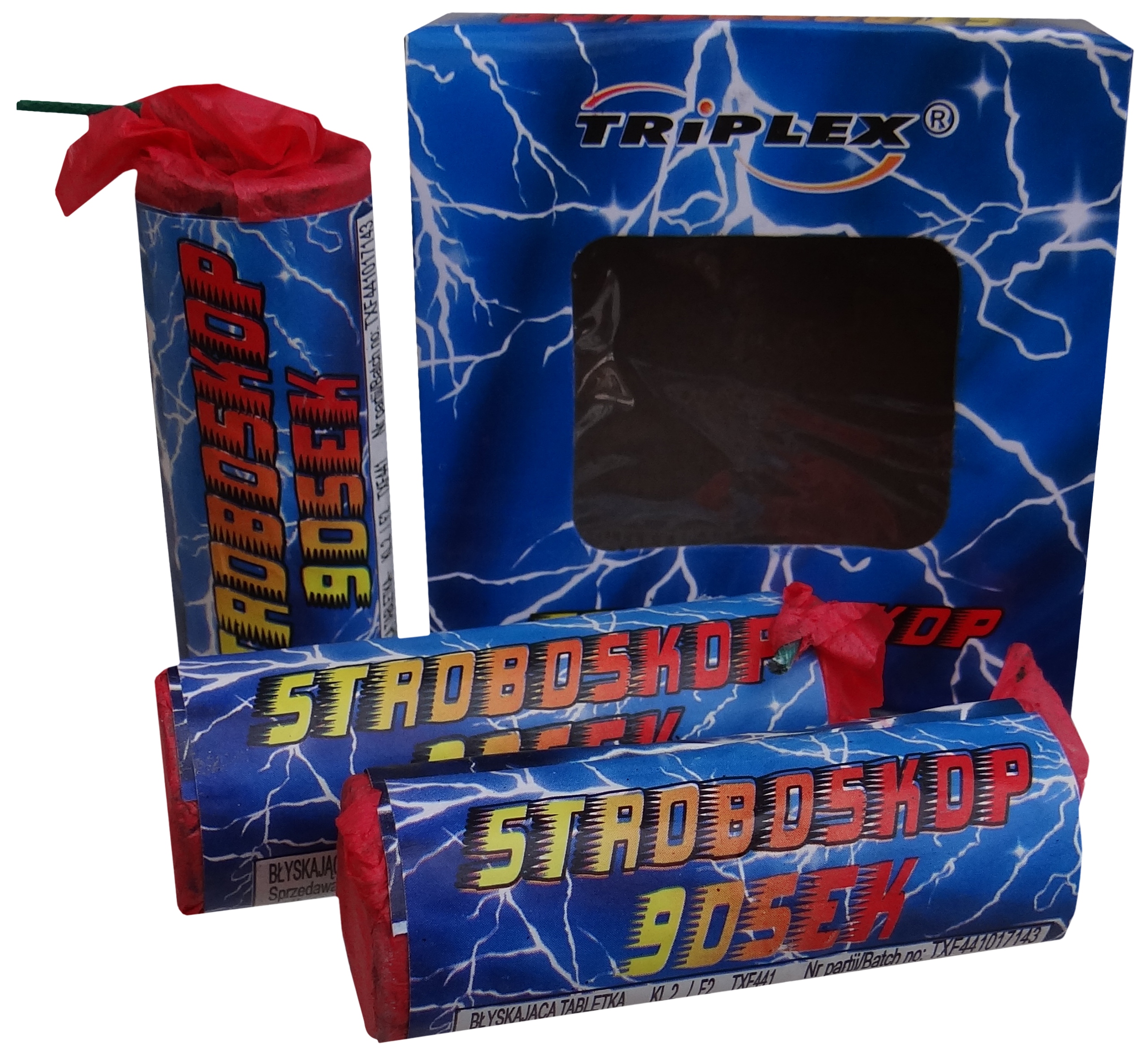 

Triplex TXF441 Stroboskop Biały 90s mecz oprawa