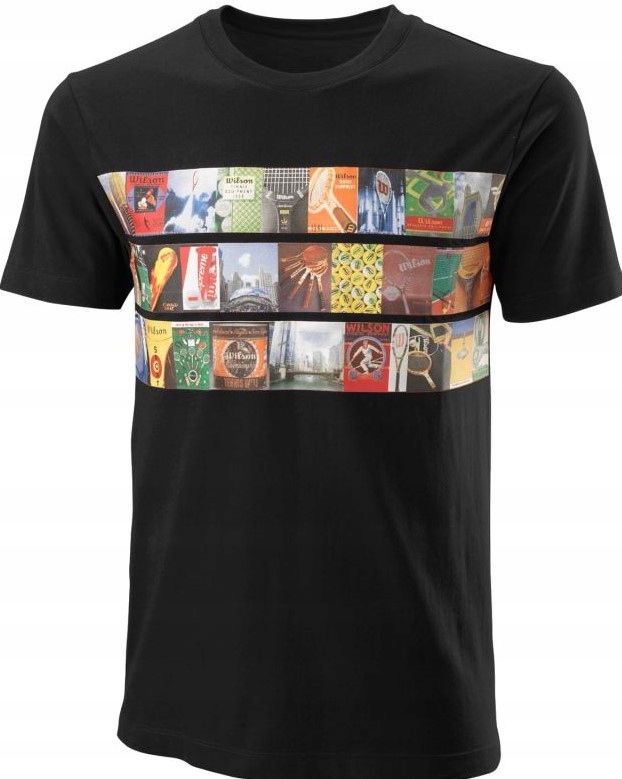

T-shirt Męski Wilson Tenis Czarny L