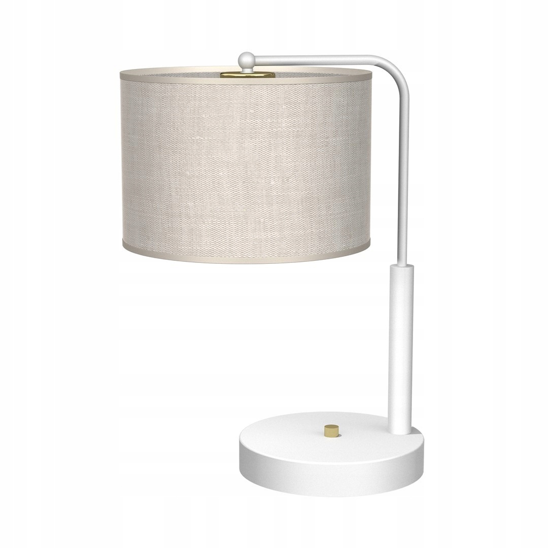 Stolová lampa ľanovo-kovová E27 Lino Eko-light