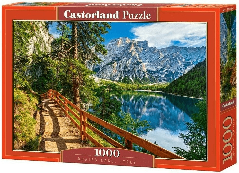 

Puzzle 1000 Braies Lake, Italy Castorland C-104109