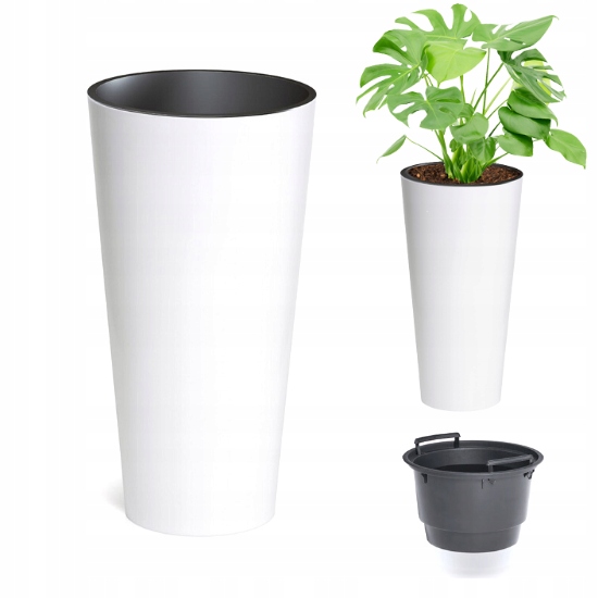 Kulatý květináč Tubus DTUS400 Květináč vložka