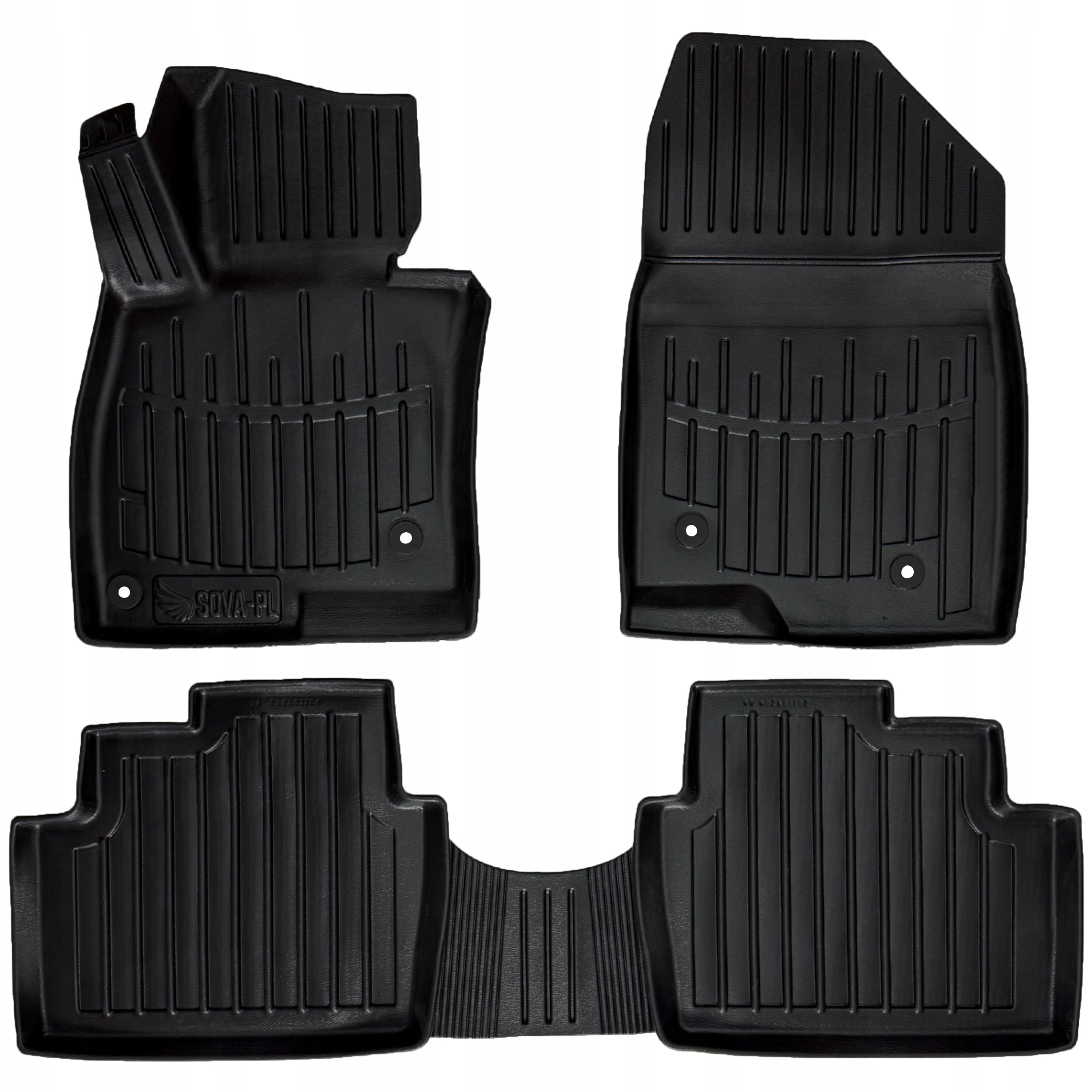 Dywaniki gumowe(TPE) Mazda 3 III Bm (2013-2019) Hatchback, Sedan