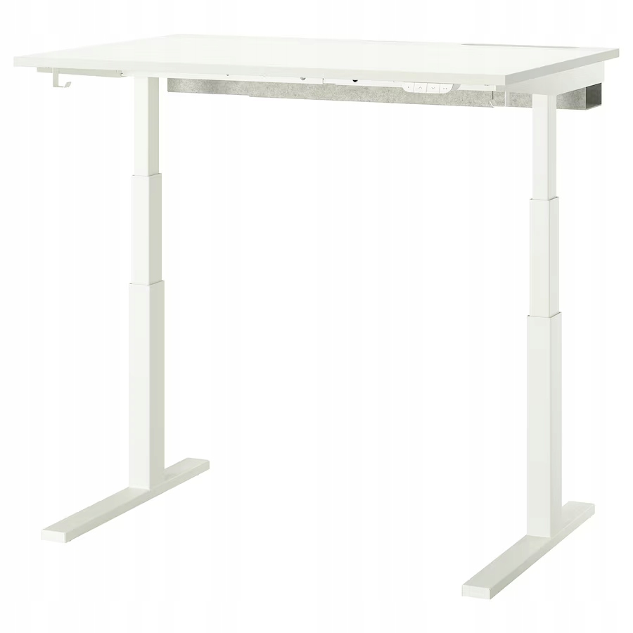 Ikea Mittzon Biurko z regulacją wysokości, elektryczny biały, 120x80 cm